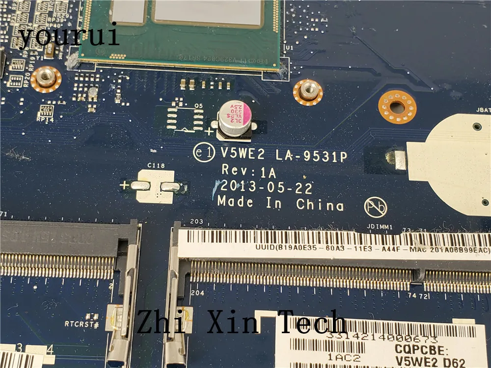 Yourui материнская плата для acer Aspire E1-572 E1-572G материнская плата для ноутбука V5WE2 LA-9531P NBMFN11006 NB. MFN11.006 i5-4200u SR170