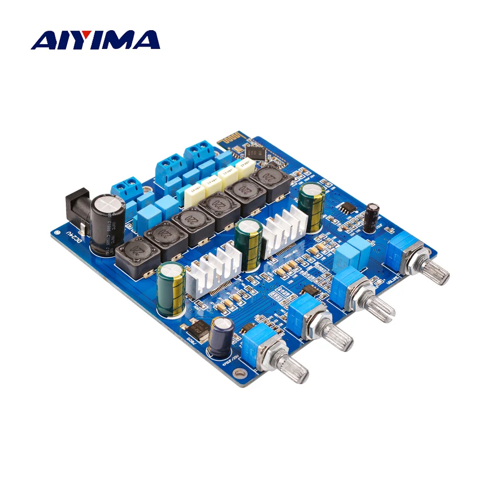 Усилитель мощности AIYIMA TPA3116 2 1 Bluetooth аудиоплата 2*50 Вт + 100 усилитель сабвуфера
