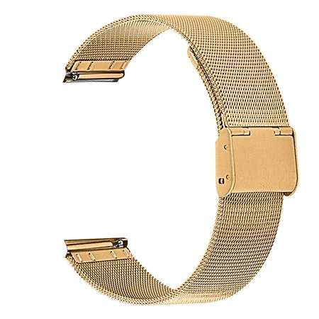 Gold YUEDAER с декоративной металлической пряжкой и ремешок на запястье для Xiaomi Amazfit Bip/Bip Lite ремешок 20/22 мм ремешок для наручных часов для Amazfit Stratos 2 2S ногу ремешками - Цвет: Gold