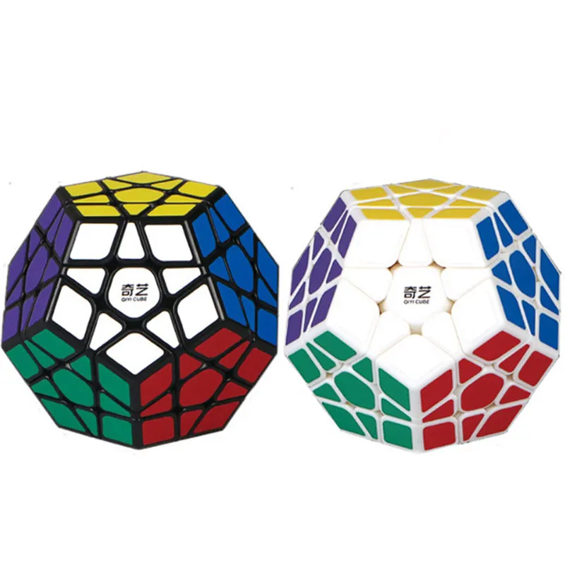 QIYI 3X3 магический куб мегаминкс Скорость Профессиональный 12 Сторон черный белый