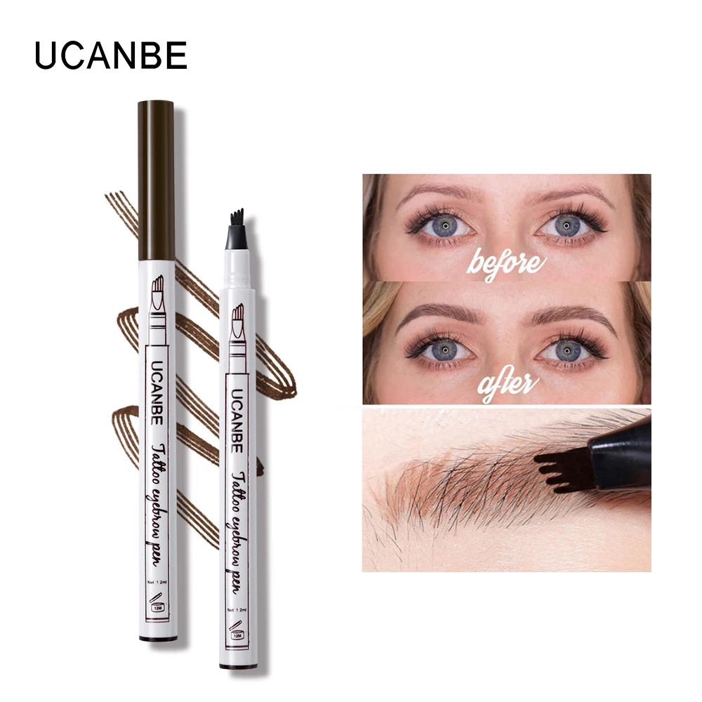 Available Now!! Brand Eyebrow pencil hot sketch liquid makeup brown waterproof tattoo Super durable eyebrow smudge proof | Красота и