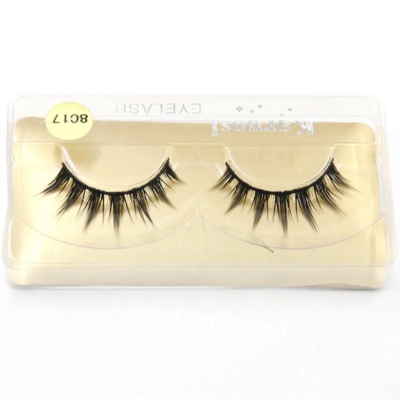 1 пара сверхнатуральных ресниц ручной работы накладные ресницы 3D полосы норковые