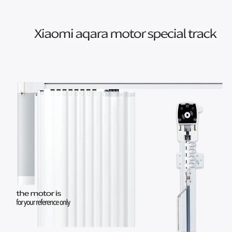 Электрический шторный трек для Xiaomi aqara/Dooya KT82/DT82 мотор настраиваемый Супер Довольно для умного дома для 2 м или меньше