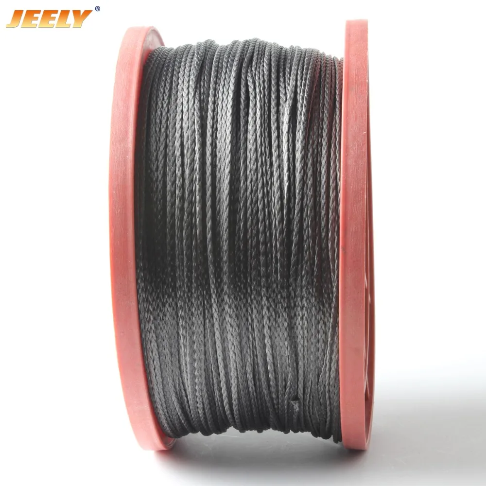 2,3 мм 10 м 16 прядей Плетеный UHMWPE трос буксировочный 1400lbs Spectra