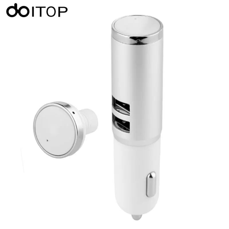 Портативные беспроводные BT наушники DOITOP автомобильное зарядное устройство 2 в 1
