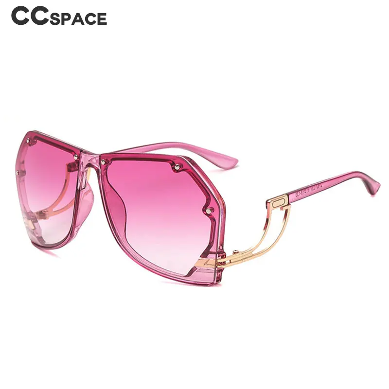 47259 многоугольные солнцезащитные очки с заклепками для мужчин и женщин 2019 Модные