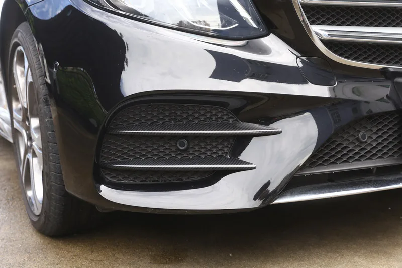 4 шт. передние противотуманные фары из АБС пластика для Mercedes Benz E Class W213 2016 2017 E43 AMG|for