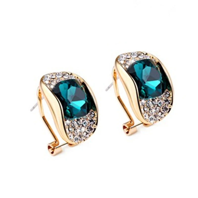 ALULU 2017 новые серьги ювелирные изделия высокого класса темперамент красный