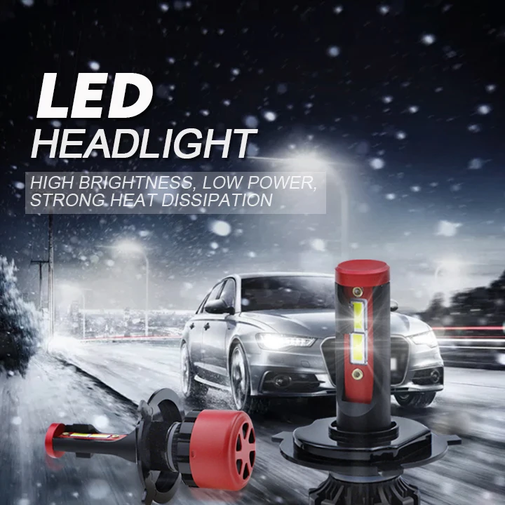 2 шт. H4 H7 Led автомобилей головной светильник H1 H8 H9 H11 HB4 HB3 9006 9005 H10 96 Вт 9600lm 6000k аксессуары 12V автомобильный светильник Автомобильная противотуманная фара