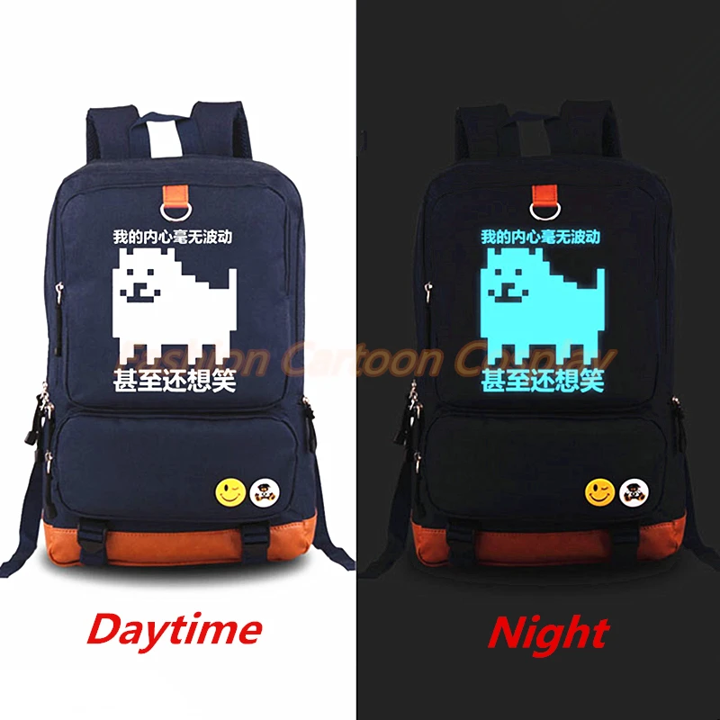 Новое поступление Светящийся рюкзак с изображением собаки Mochila для подростков