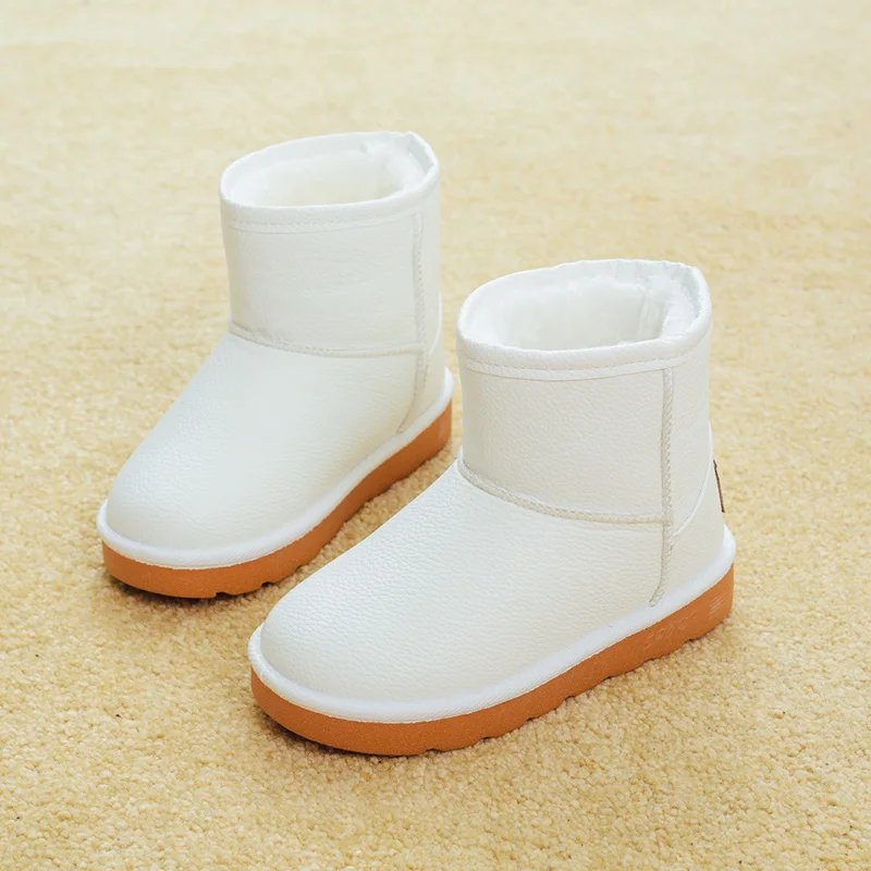 Детские ботинки для девочек зимние модные детская обувь мальчиков