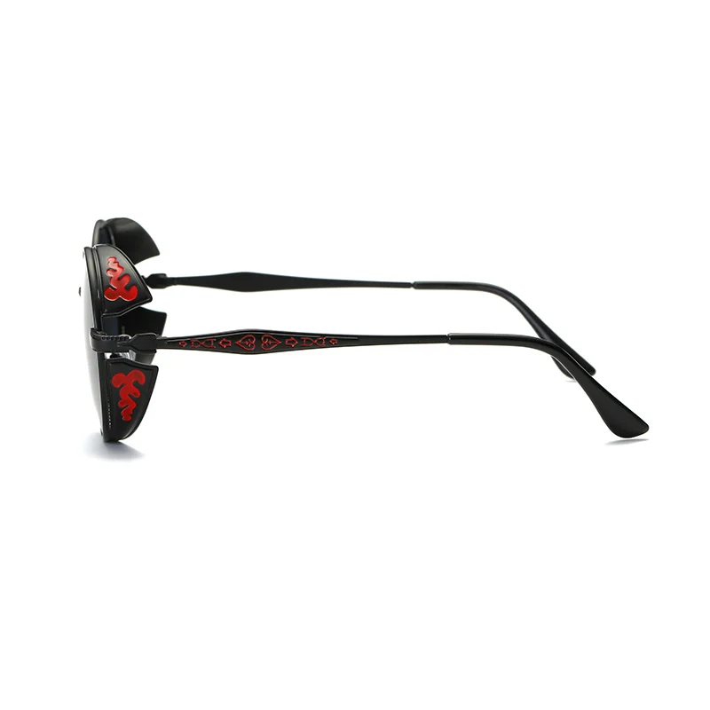 Lovfame стимпанк Солнцезащитные очки для женщин Для мужчин поляризованный бренд