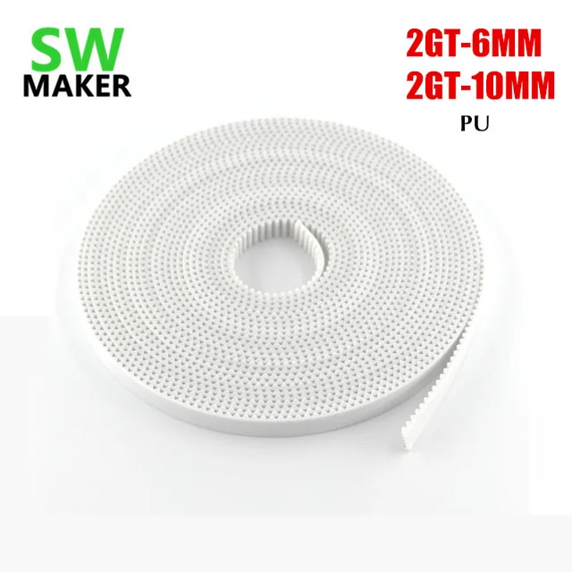 SWMAKER 1 м 2 GT 10 мм 6 PU стальной проволоки открытие синхронный ширина пояса мм/6 для Mendel