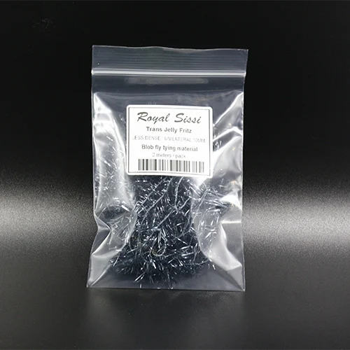 dark grey Royal Sissi 2 метра мухобойка Транс желе Фритц менее плотная вспышка chenile fritz blob мухобойка материал для щуки Бас муха узор - Цвет: dark grey
