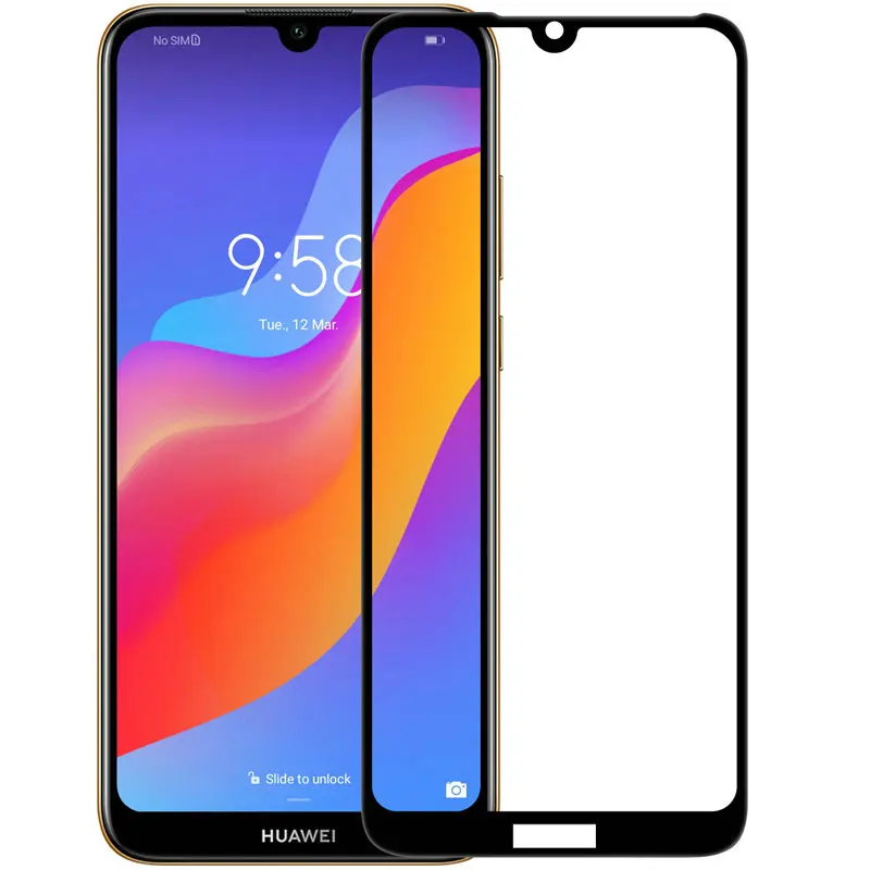 

Защитное стекло для Huawei Honor 8A Pro, 8A, закаленное, с полным клеем, для Huawei Y6 Prime 2019, Y6 2019, Y6 Pro 2019