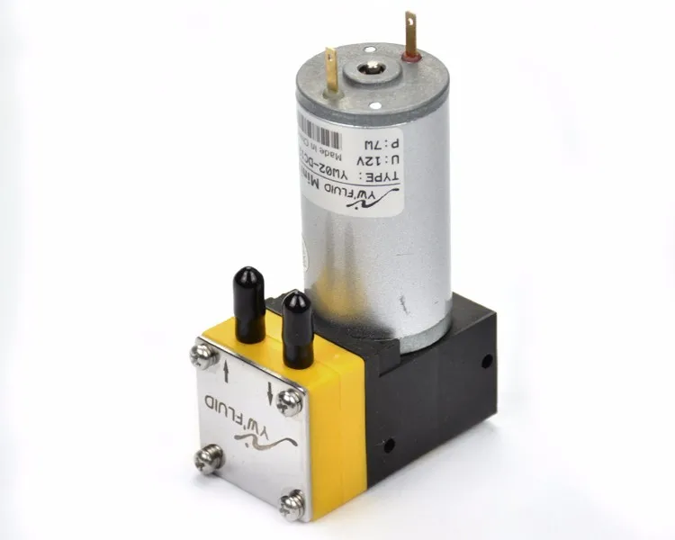 YIMAKER 1 шт. мини воздушный насос DC12V 50 кПа DC микро вакуумные насосы для отбора проб воздуха жидкий насос вакуумный насос