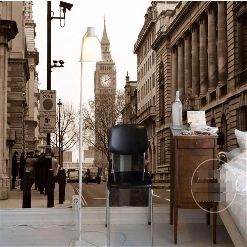 Настенные бумаги beibehang домашний декор Настенная роспись на заказ Лондон Биг Бен