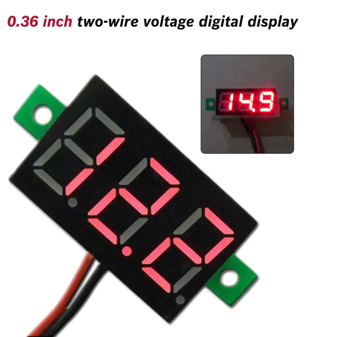 Цифровой светодиодный мини дисплей модуль DC4.5V 30V вольтметр тестер напряжения