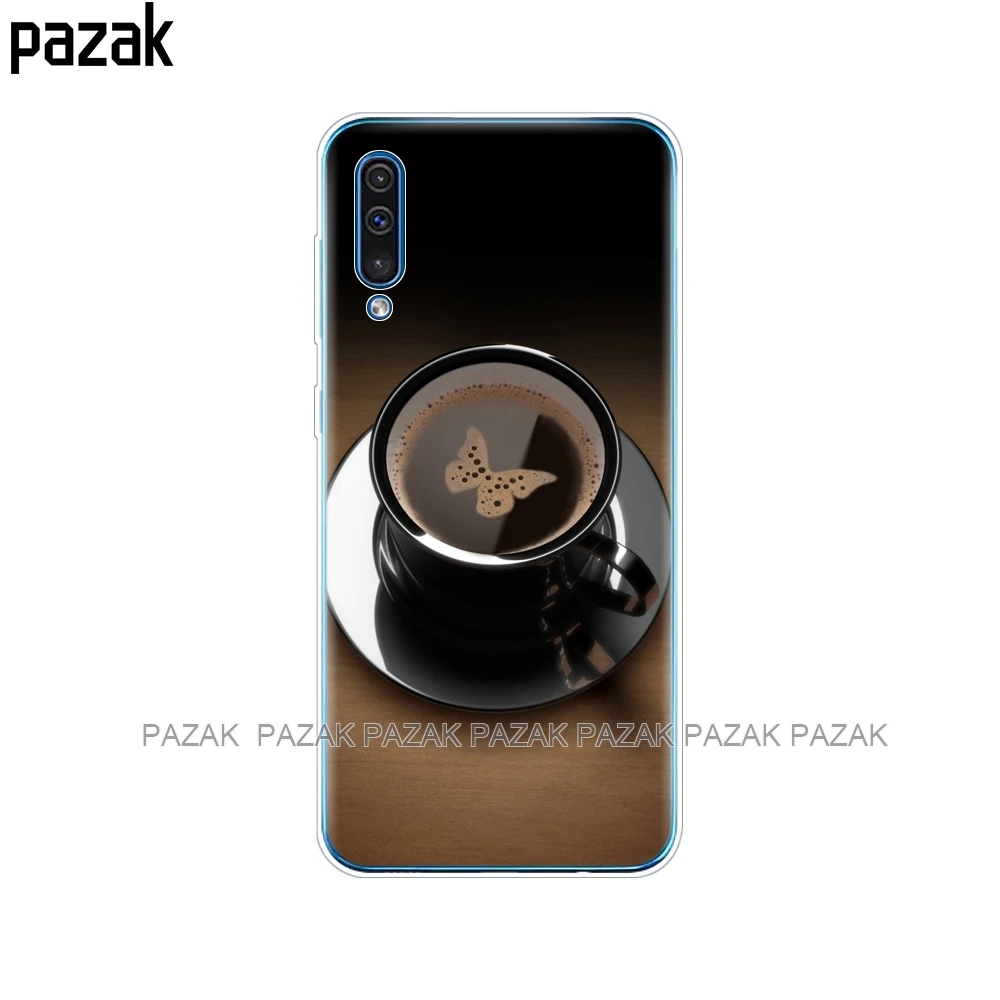 61581 Силиконовый чехол для samsung Galaxy A50, мягкая прозрачная задняя крышка для телефона, для samsung A50, A505, A505F, SM-A505F чехол, 6,4, чехол, бампер - Цвет: 61581