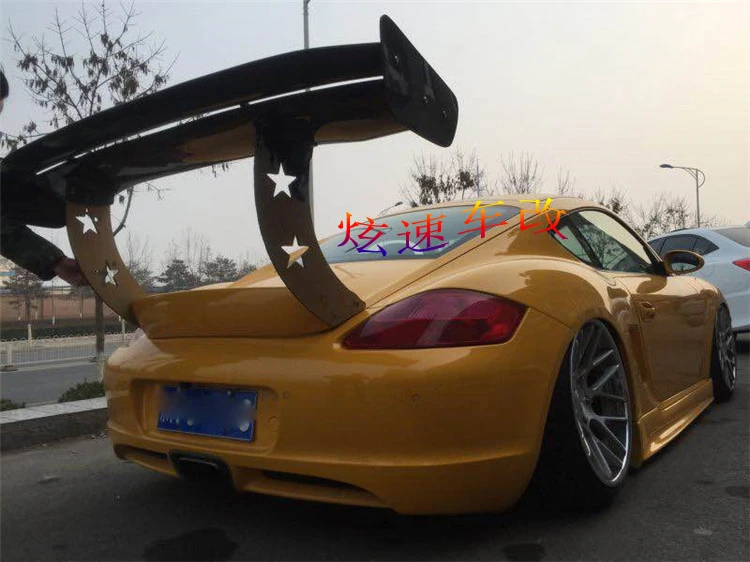 Задний спойлер из углеродного волокна для Porsche Cayman | Автомобили и мотоциклы