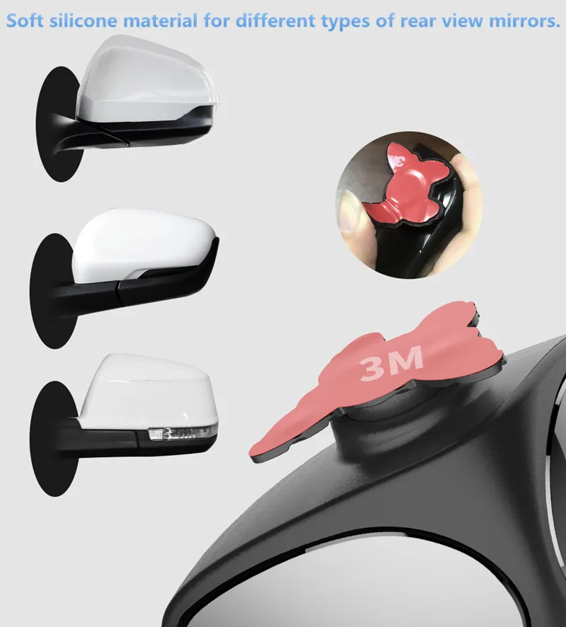 Зеркало для слепых зон регулируемое выпуклое зеркало заднего вида с поворотом на