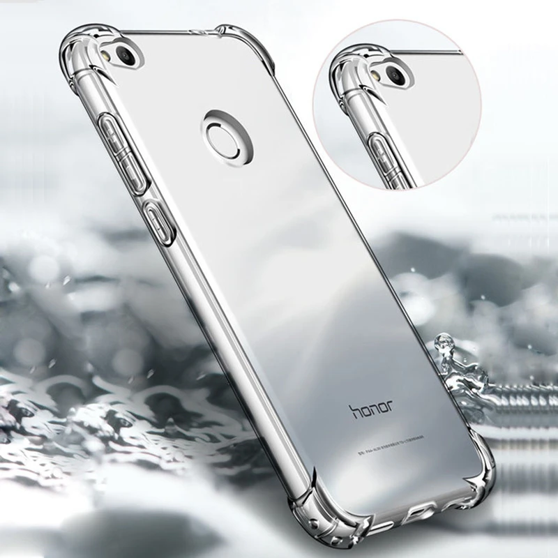 Тяжелый противоударный прозрачный мягкий силиконовый чехол для huawei mate 10 Lite P8 P9 Lite Y6 Pro P10 Lite Honor 7X9 6A 6C 6X чехол