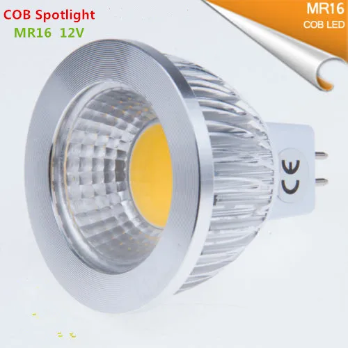 Nieuwe Высокая мощность лампада Led MR16 GU5.3 COB 6 Вт 9 Вт 12 Вт Dimbare Led Cob прожектор Холодный белый MR 16 12 В лампа гу 5,3 220 В