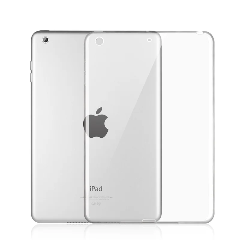 Мягкий чехол для iPad Air 1 силиконовый Apple Air/5/Mini 2 3 прозрачный мягкий ТПУ задней
