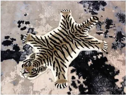 Tiger Ковры и коврики для дома, гостиной, alfombres para la sala, современный шерстяной ковер ручной работы с изображением тигра и животных - Цвет: Tiger
