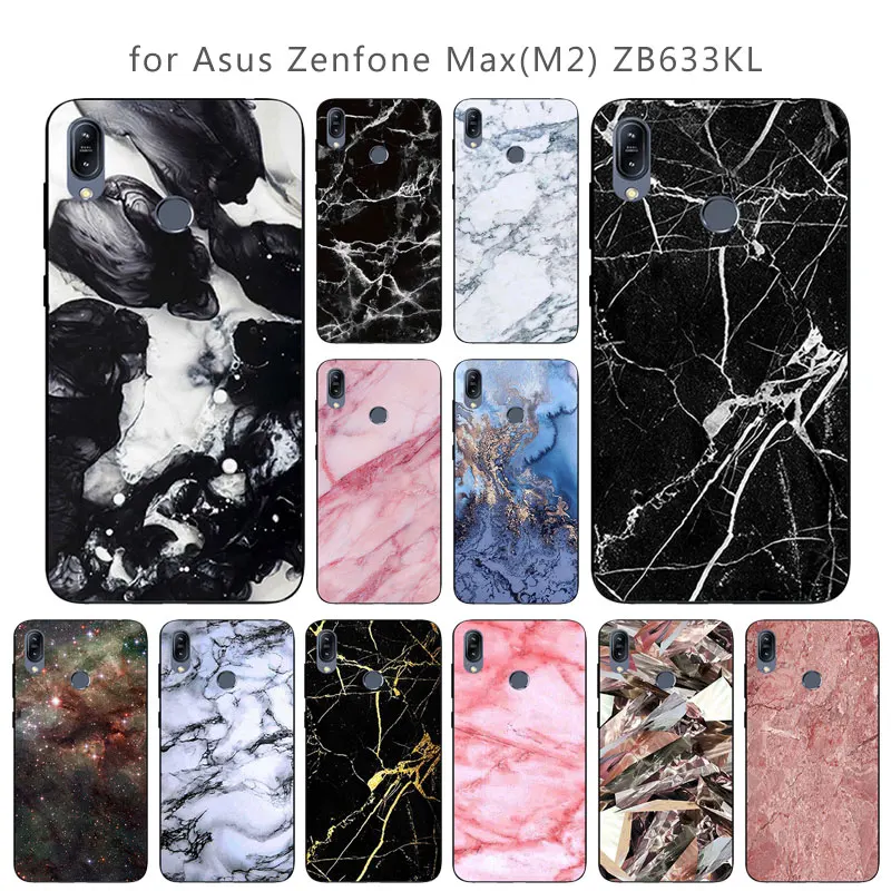 Transparent TPU Phone Case for Asus Zenfone Max (M2) ZB633KL 6.26&quot Shell Soft Slim Back Cover M2 Full Protection Coque |