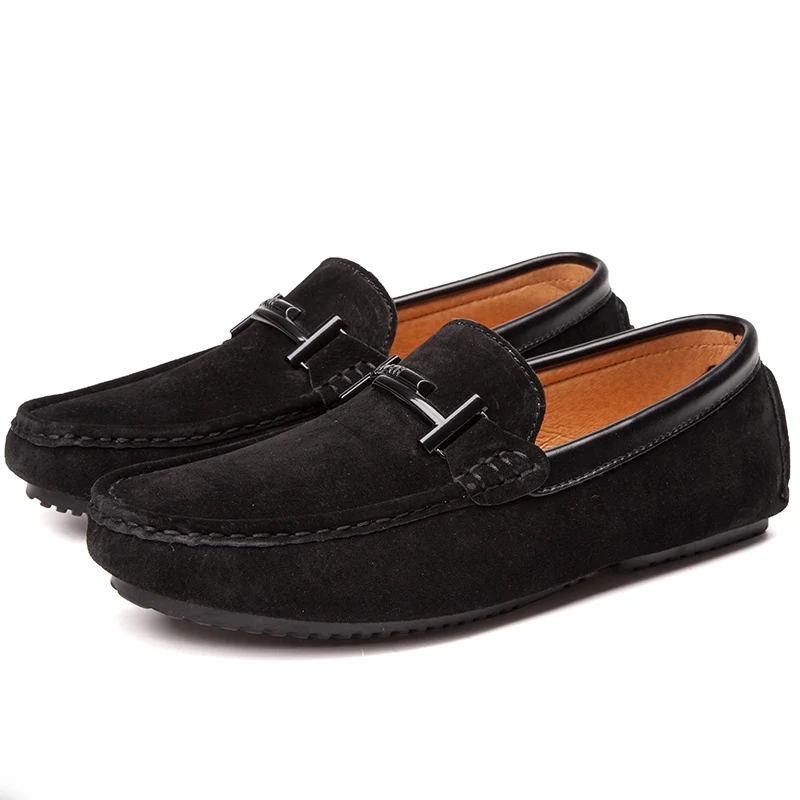 JKPUDUN Italian Mens Driving Shoes Casual Luxury Brand Loafers Men Designer Fashion Boat High Quality Moccasins | Обувь