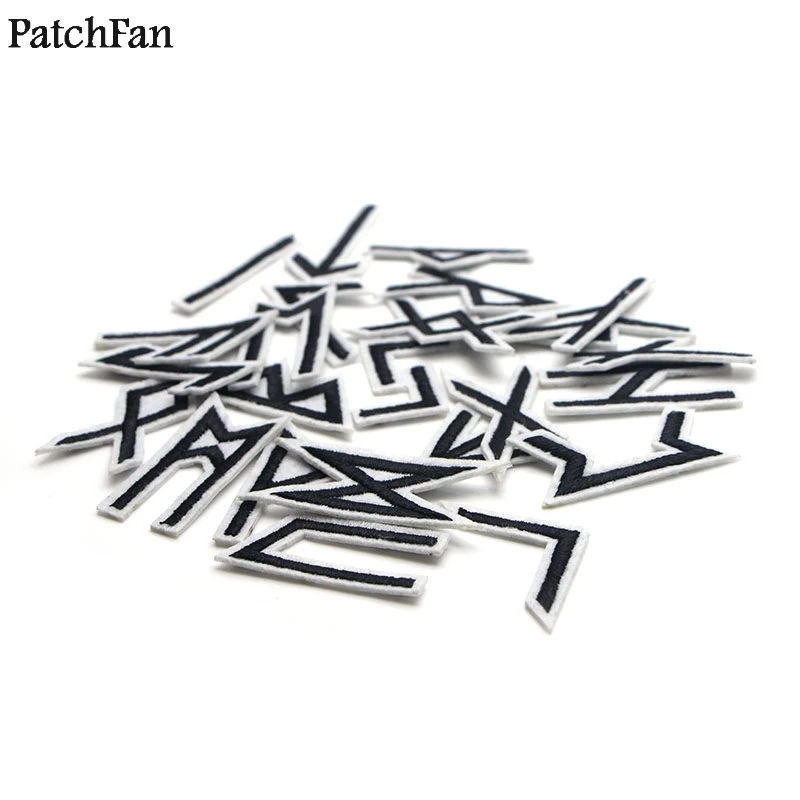 20 компл./лот Patchfan руны викингов 24 шт./компл. Вышитые заплаты para одежда с
