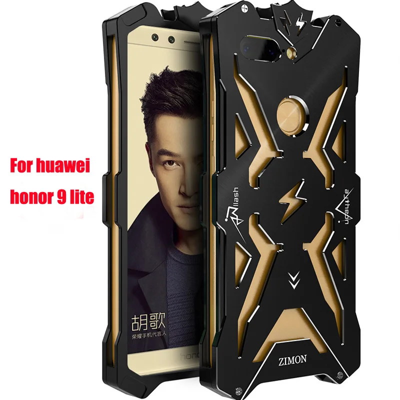Ударопрочный металлический чехол с винтами для Huawei honor 9 lite Zimon новый алюминиевый