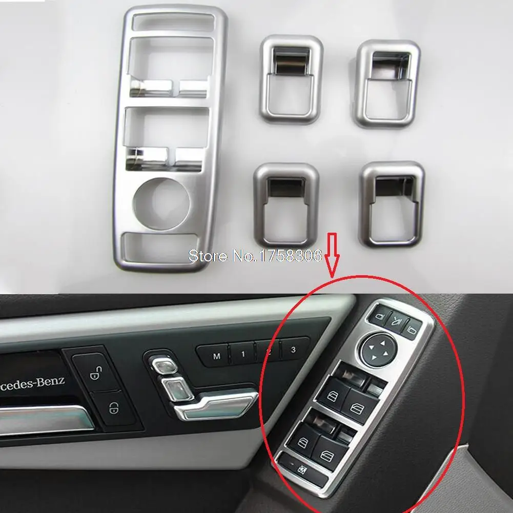 Angelguoguo декоративные наклейки на автомобильные очки для стекла Mercedes-Benz A B C E GLK ML GL