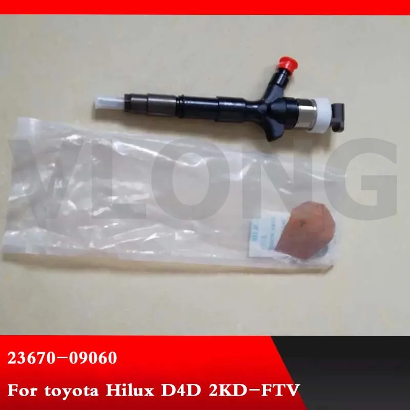 Подлинная и абсолютно новая 23670-09060 Топливная форсунка Common Rail Inyector 23670 09060 для toyota Hilux D4D 2KD-FTV 23670-0L010