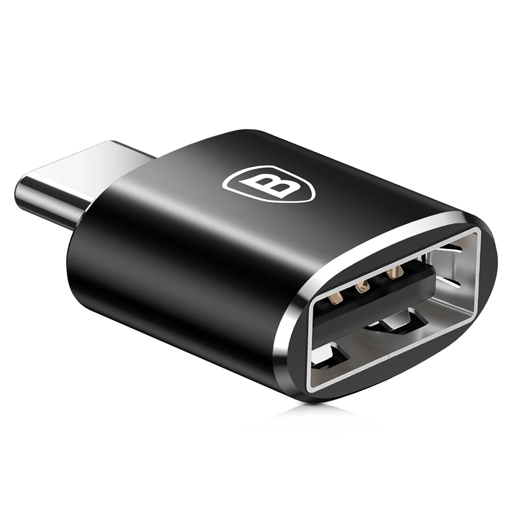 Оригинальный Baseus Мини OTG Мужской Тип-C и разъемом типа мама адаптер конвертер USB