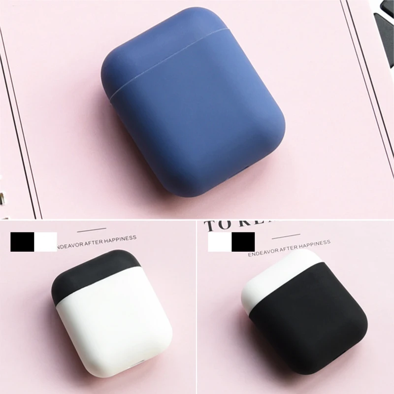 Силиконовый защитный чехол карамельного цвета s для Airpods, мягкий ультра тонкий противоударный защитный чехол для наушников Airpods