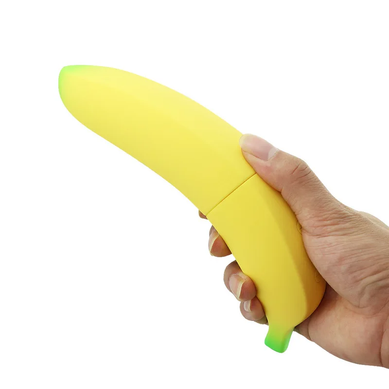 7 скоростей в форме банана реалистичный фаллоимитатор вибратор-Стимулятор