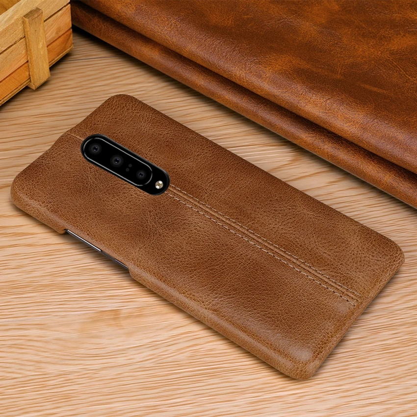 Для Oneplus 7 Pro чехол из натуральной кожи для Oneplus 6T чехол из натуральной кожи для Oneplus 7 One Plus 7 Pro прошитый кожаный чехол
