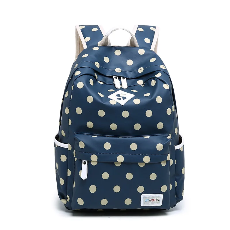 Лучший милый рюкзак в горошек высококачественные розовые милые рюкзаки школьные