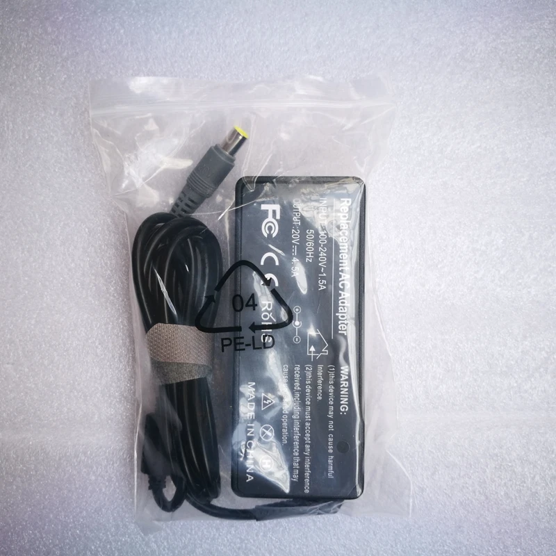 10 шт. 20V 4.5A 90W зарядное устройство для ноутбука Lenovo B560 B570 B580 B940 M490 T420s T430s Thinkpad X61 T61 R61