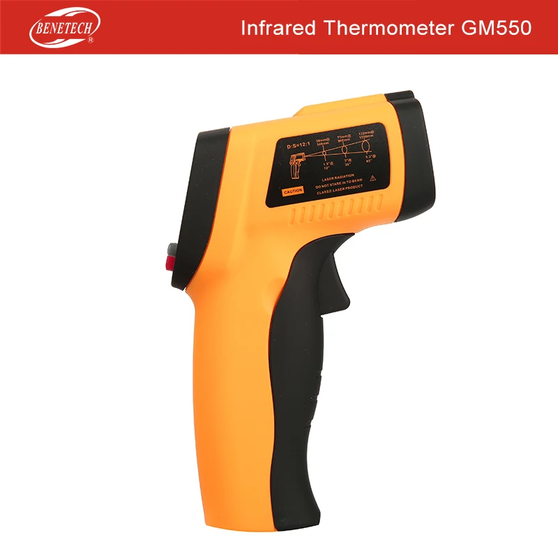 

Non-contact IR Digital Infrared Thermometer Laser GM550 -50 ~550 Degrees Benetech