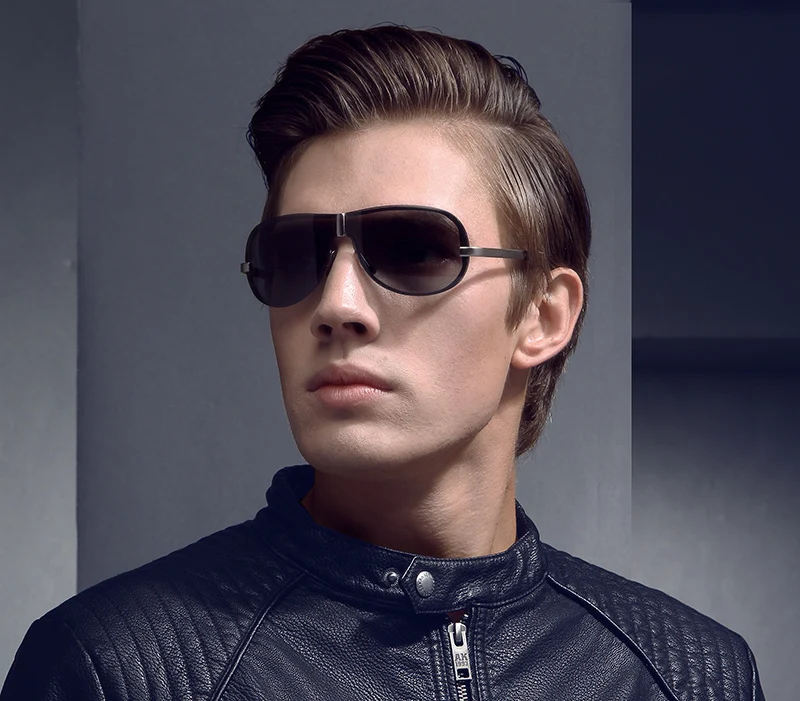 Модные поляризационные солнцезащитные очки, для вождение, для улицы, мужские, фирменный дизайн, высокое качество, 4 цвета