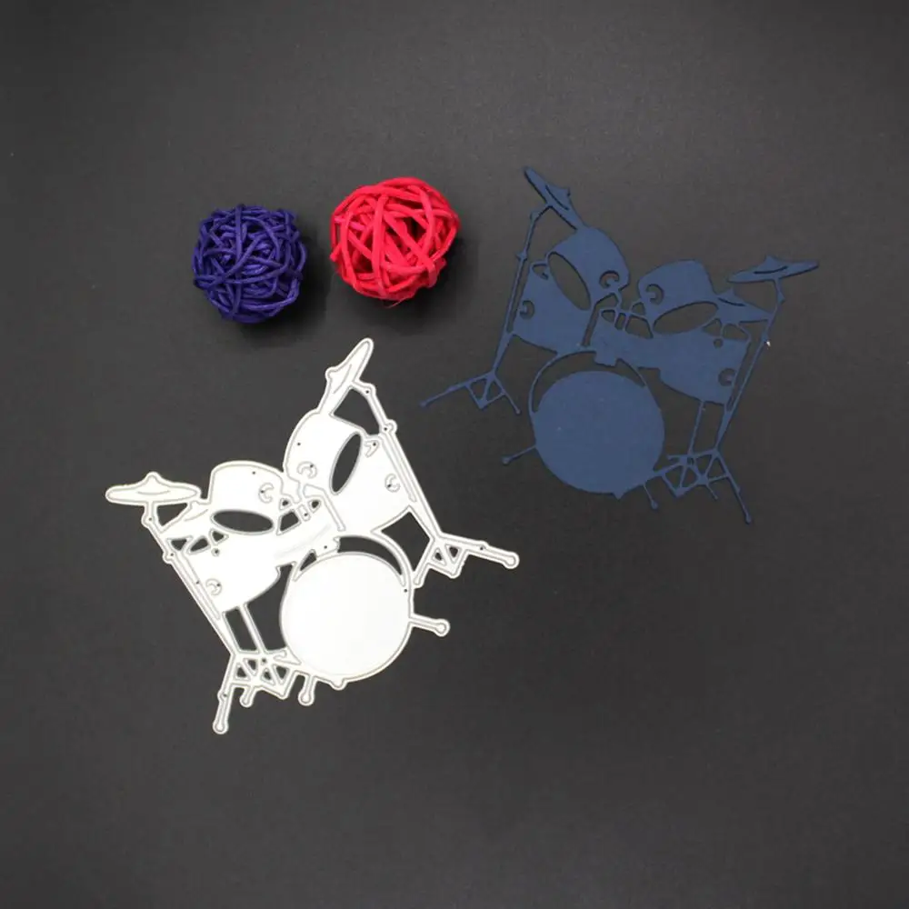 Новая полка в форме барабана металлическая резка Скрапбукинг для изготовления