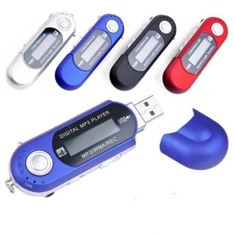 Музыкальный Мини плеер Elitooop USB mp3 с цифровым ЖК экраном поддержка флеш памяти 32 ГБ