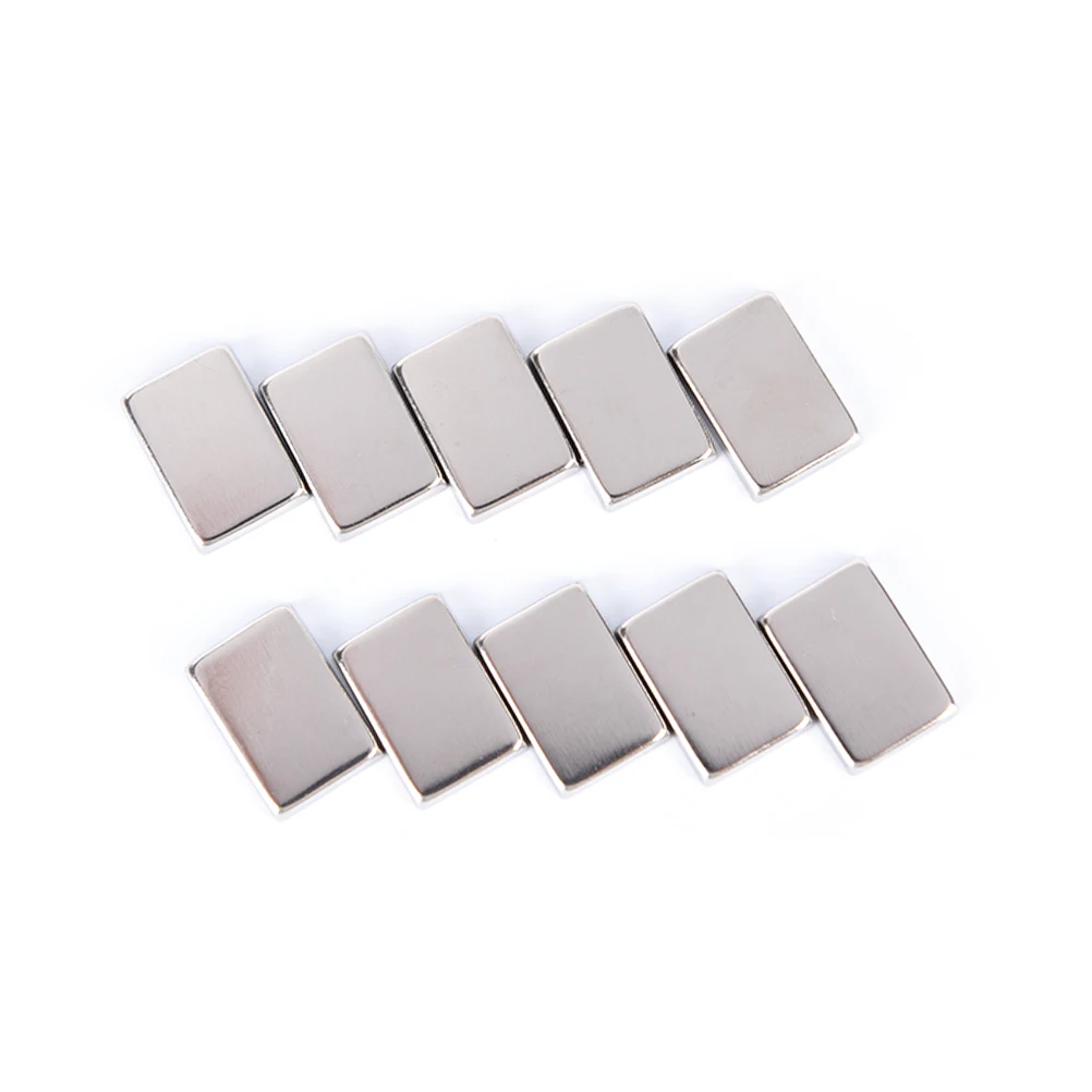 10 шт./лот портативная пустая квадратная палитра железные ящики для пудры теней