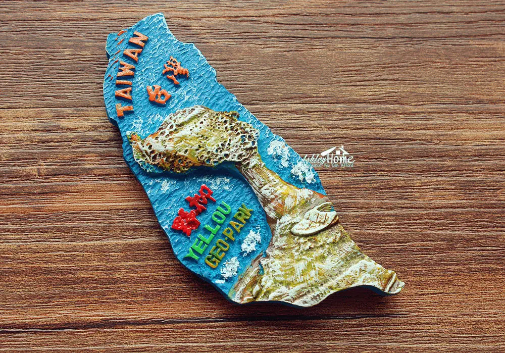 Туристический сувенир из Тайваня 3D искусственная смола подарок|magnet n52|gift teegift |