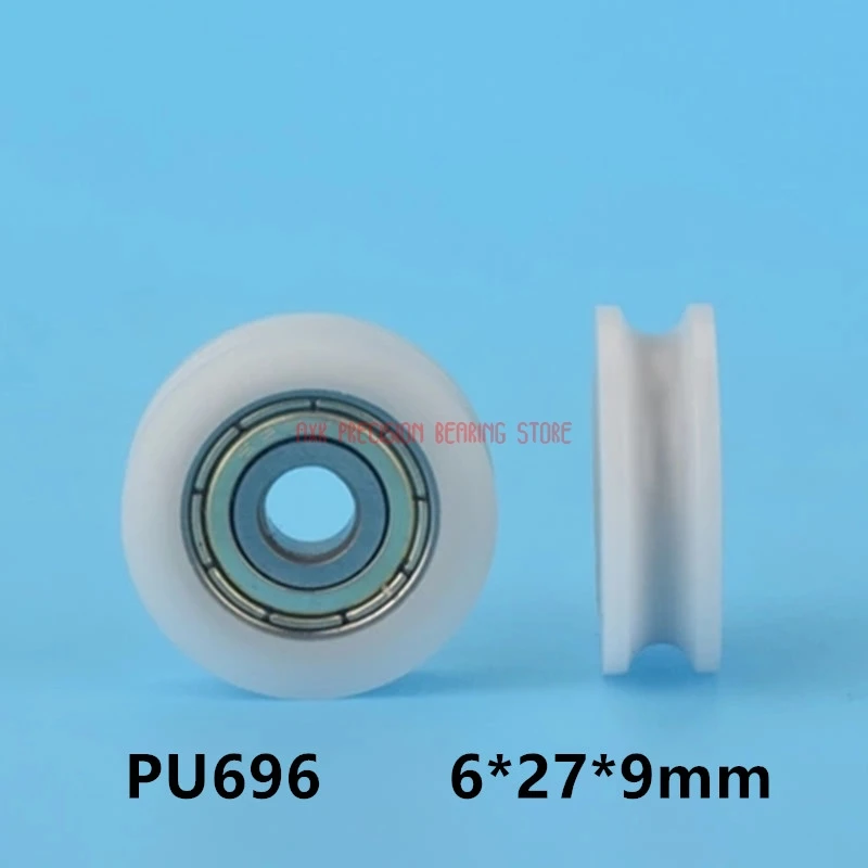 С U-образным пазом обернутыми пластиковыми нейлоновыми подшипниками встроенным