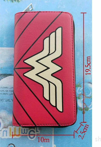 DC Wonder Woman кошелек модный мультяшный суперженский супер герой