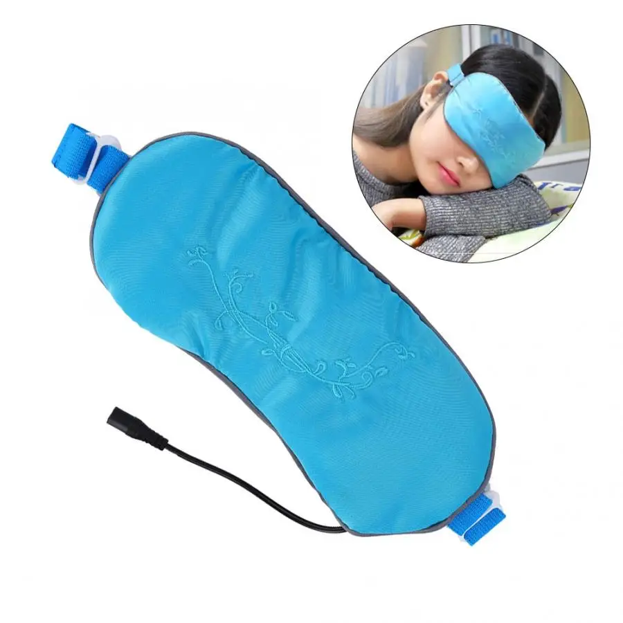 Паровая маска для глаз с подогревом через USB сна уставших расслабляющий горячий